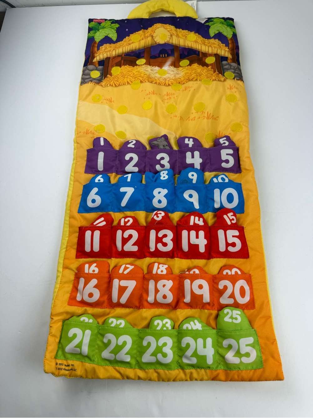 Fisher-Price Nativity Fabric Advent Calendar 25 Days Complete